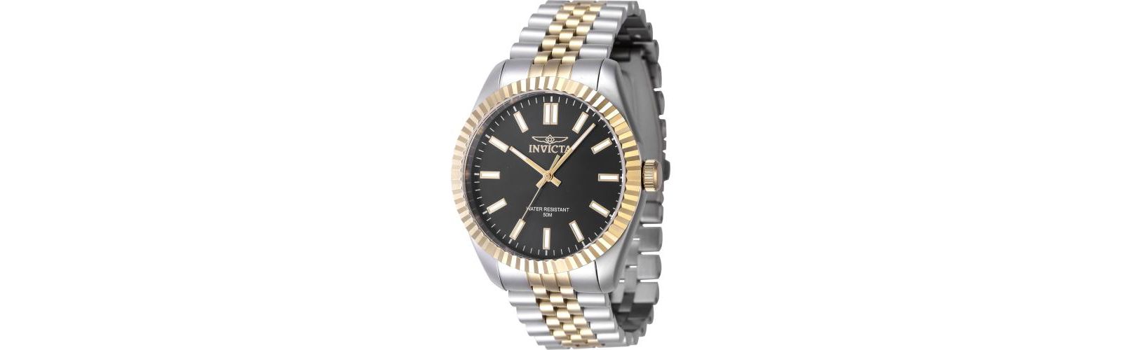 Invicta Men's 47483 Specialty Quartz 3 Hand Black Dial Watch