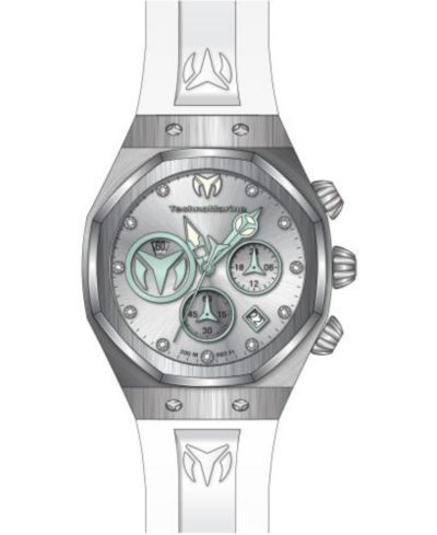 Invicta Women's TM-523005 Technomarine Reef Quartz Chronograph Antique Silver, Turquoise Dial Watch