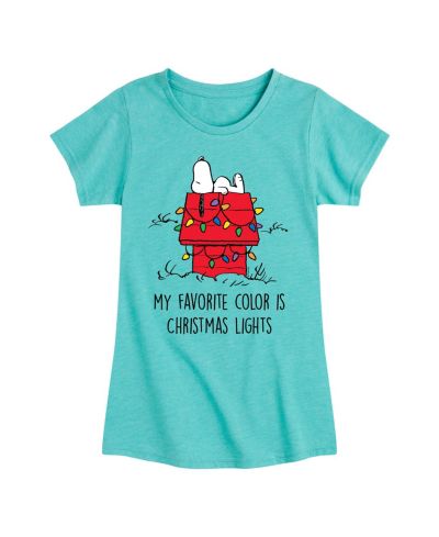 Детская футболка Peanuts Snoopy Christmas House с коротким рукавом