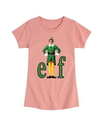 Футболка Elf с графикой Holiday Elf для девочек