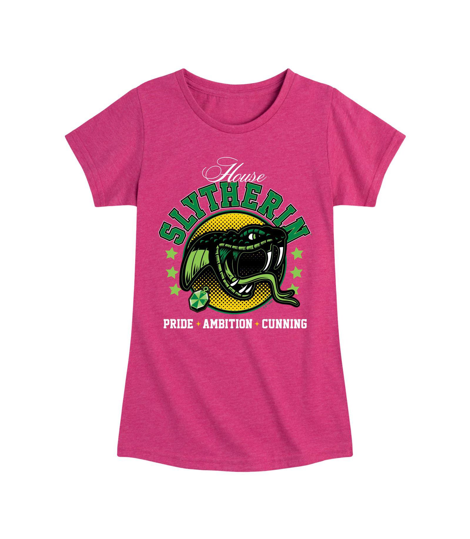 Harry Potter Big Girls Slytherin Graphic Short Sleeve Tee