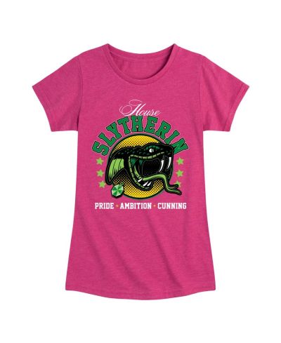 Harry Potter Big Girls Slytherin футболка с коротким рукавом