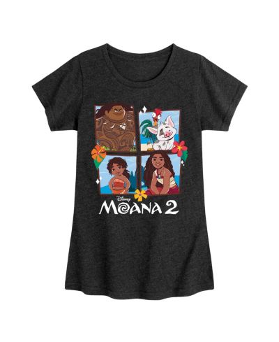 Детская футболка Disney Moana 2 Grid Graphic Short Sleeve Tee