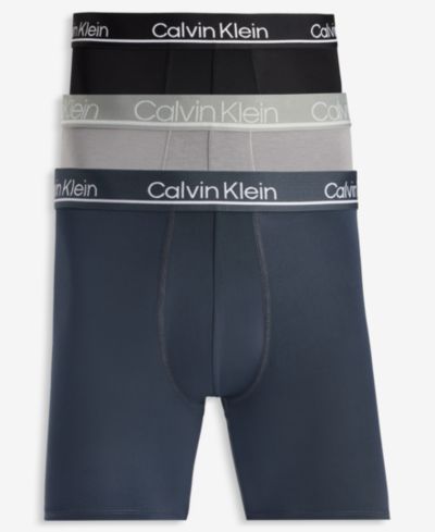 Мужские боксеры Calvin Klein Microfiber Plus Moisture-Wicking, комплект из 3 шт