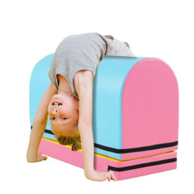 Mailbox Tumbling Mat Gymnastics Vaulting Box with Detachable Mat
