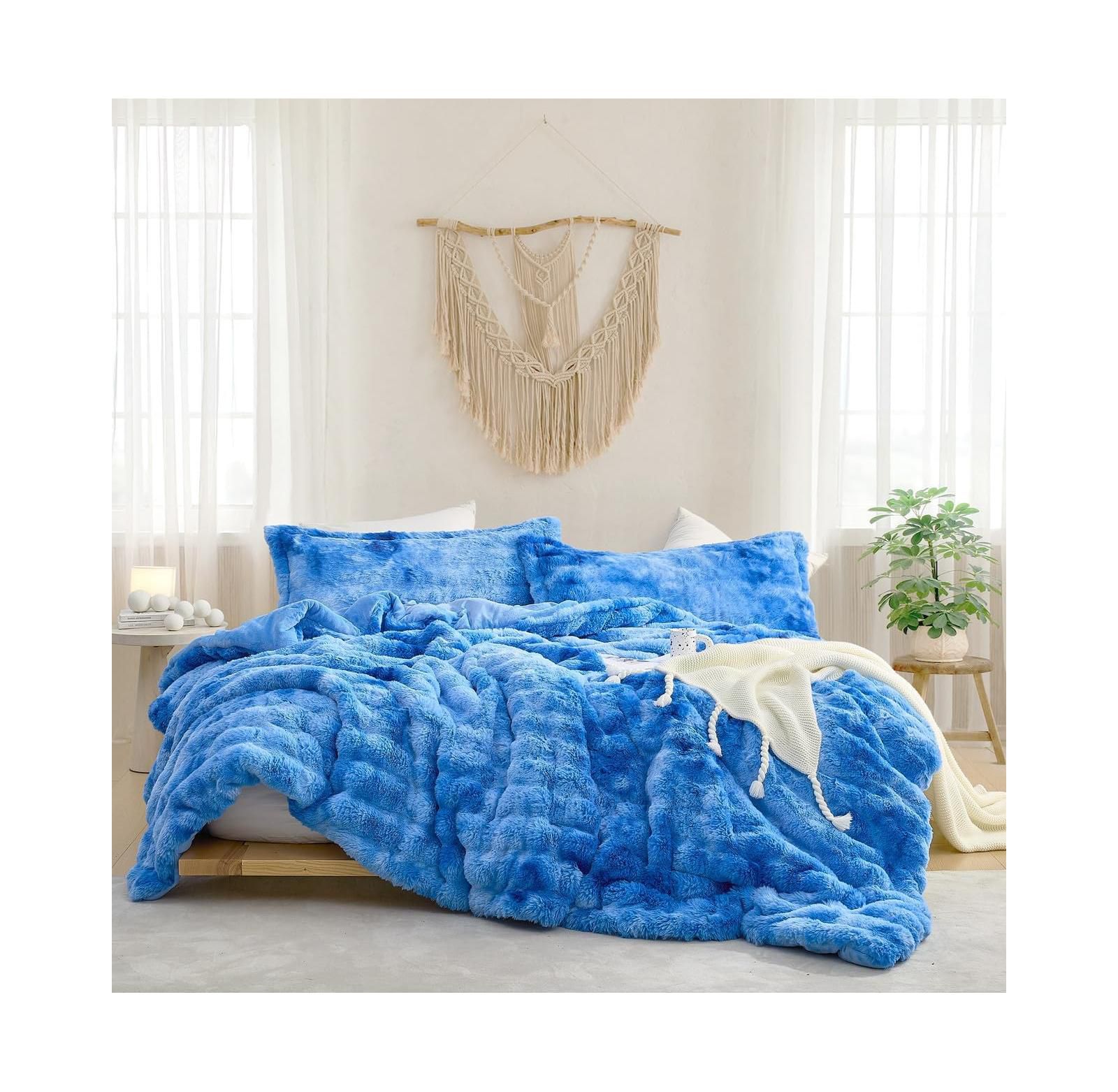 Byourbed Snowball Chunky Bunny - Coma Inducer Oversized Comforter Set - Cloudy Day Blue