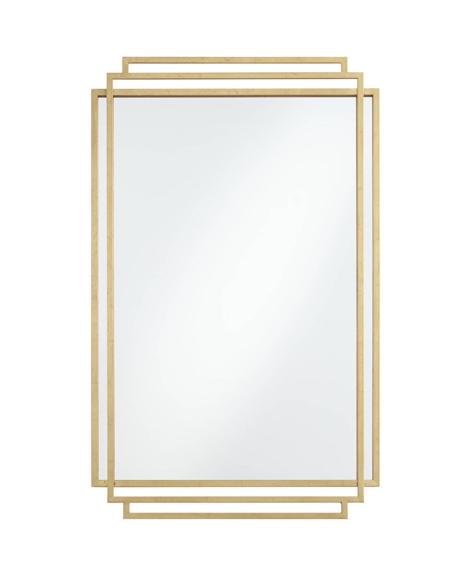 Uttermost Amherst Brushed Gold 24" x 38 1/2" Wall Mirror