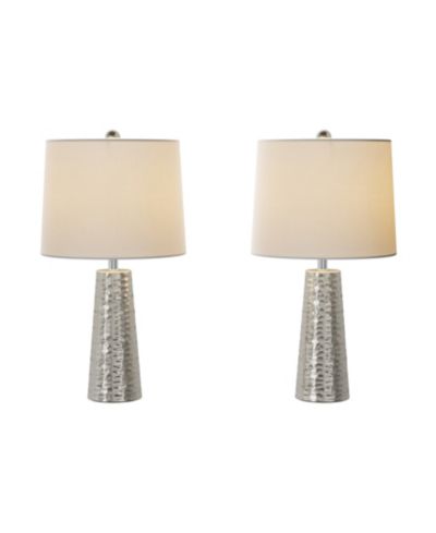 Набор настольных ламп Lavish Home 26" Hammered Flared Drum