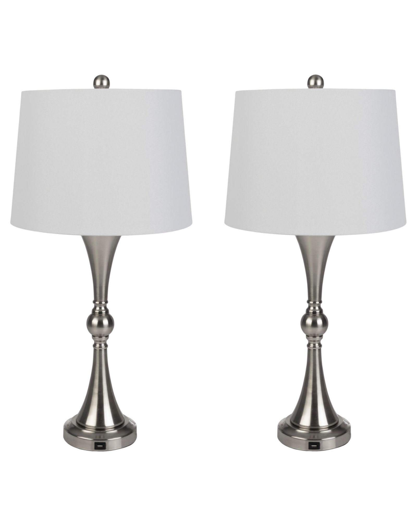 Набор настольных ламп Lavish Home 28.74" USB Charging LED
