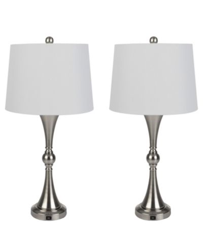 Набор настольных ламп Lavish Home 28.74" USB Charging LED