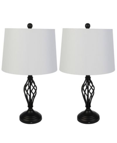Набор настольных ламп Lavish Home с USB-зарядкой и LED