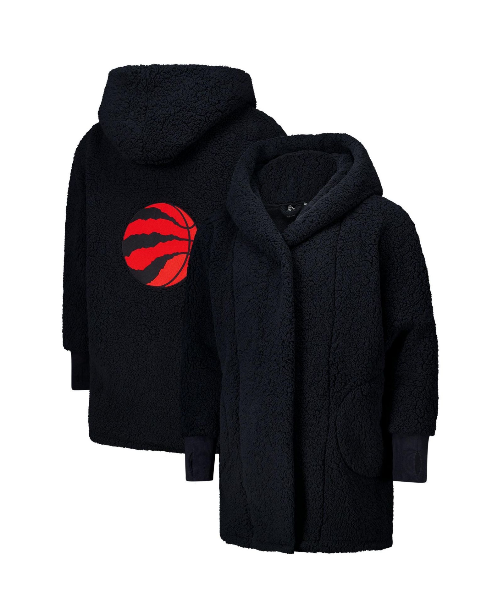 Jill Martin Мужской и Женский оверсайз худи-свитер Toronto Raptors Black