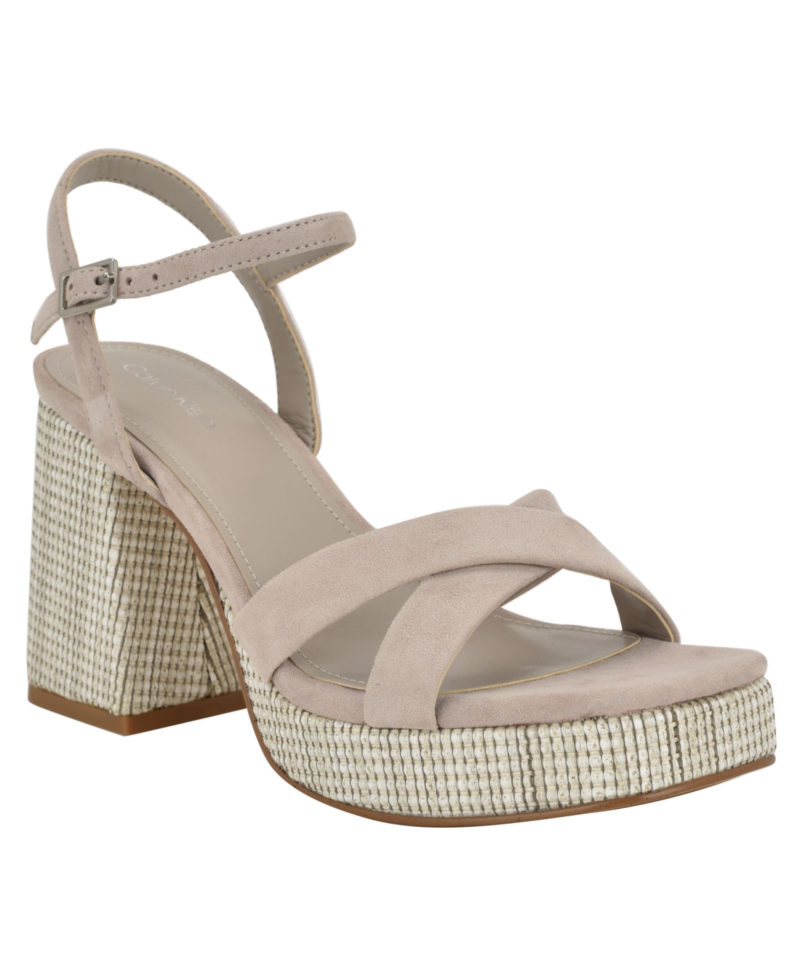 Calvin Klein Women's Drancy Block Heel Sandals