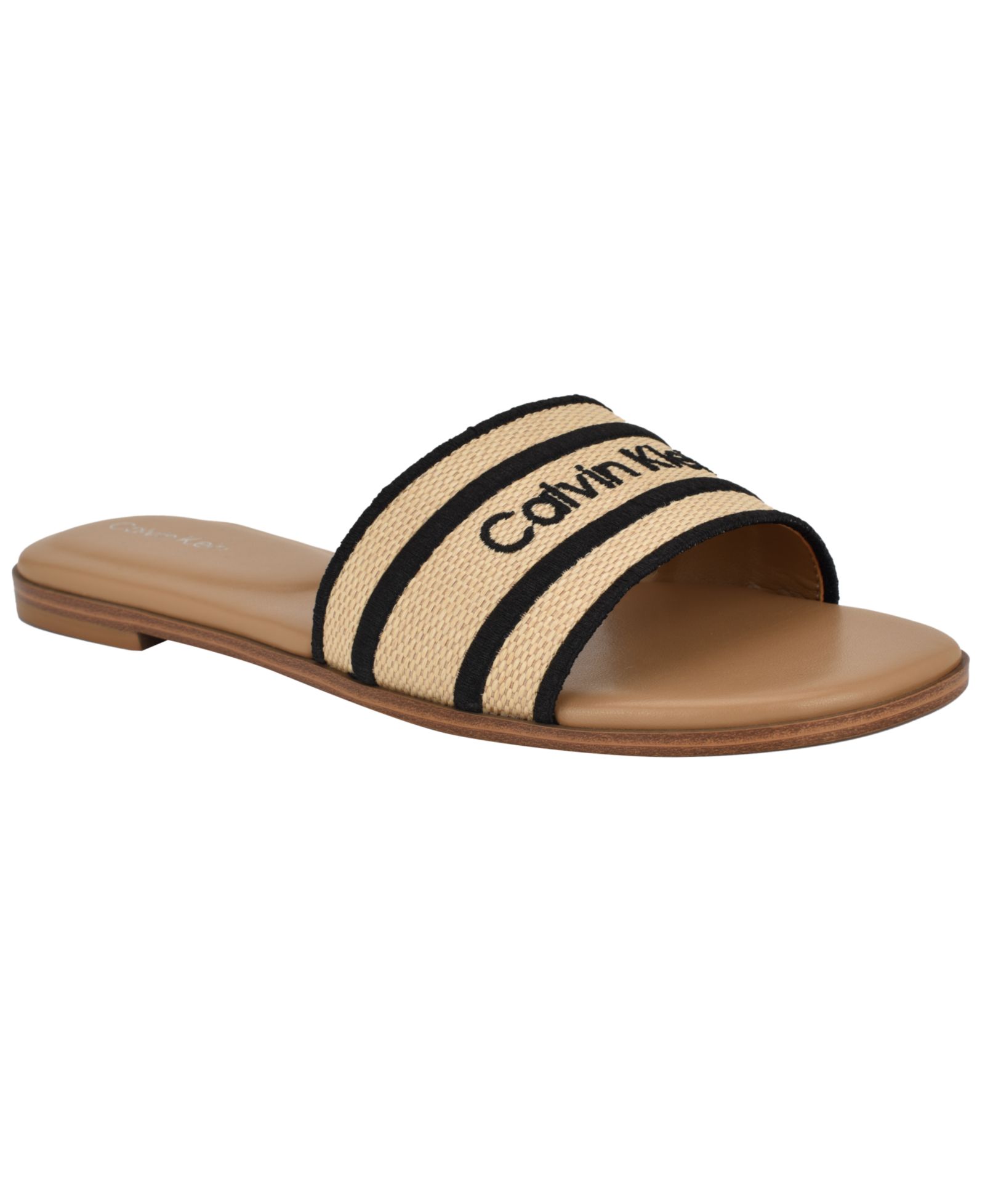 Calvin Klein Женские сандалии с плоской подошвой Kendell Logo Band