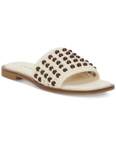 Женские сандалии Lucky Brand Gidya Beaded Slide Flat