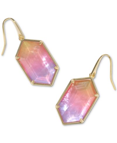 Серьги Kendra Scott 14k Gold-Plated Hallie Drop