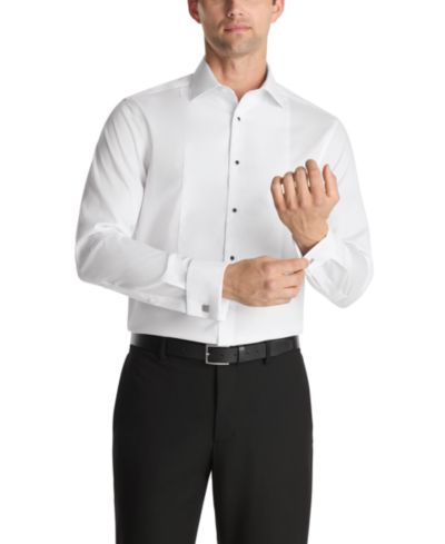 Calvin Klein Men's Tailored Occasion Tuxedo Shirt, Slim Fit