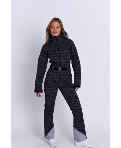 OOSC Clothing Женский шикарный лыжный костюм Black Tiger