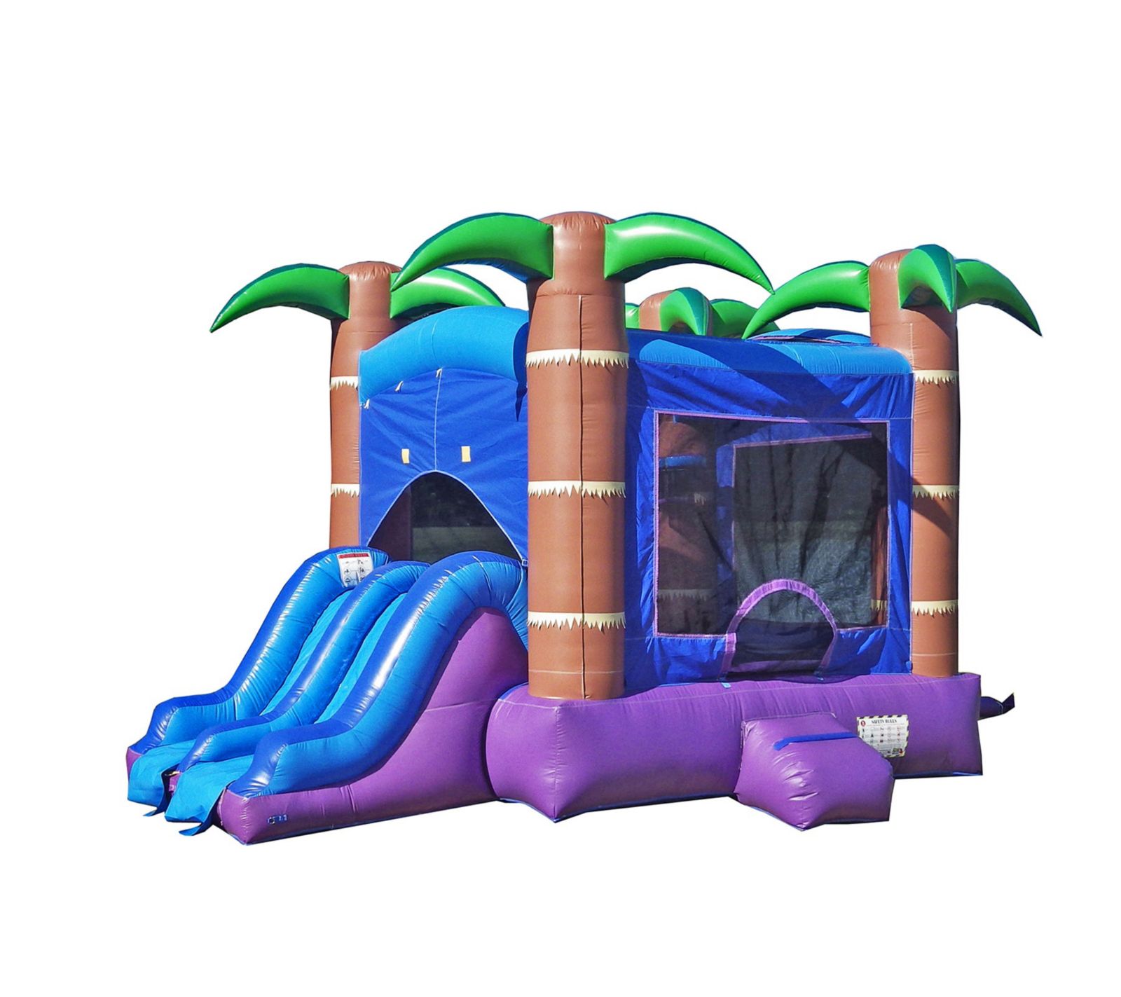 Надувной игровой комплекс HeroKiddo Enchanted Forest с водной горкой
