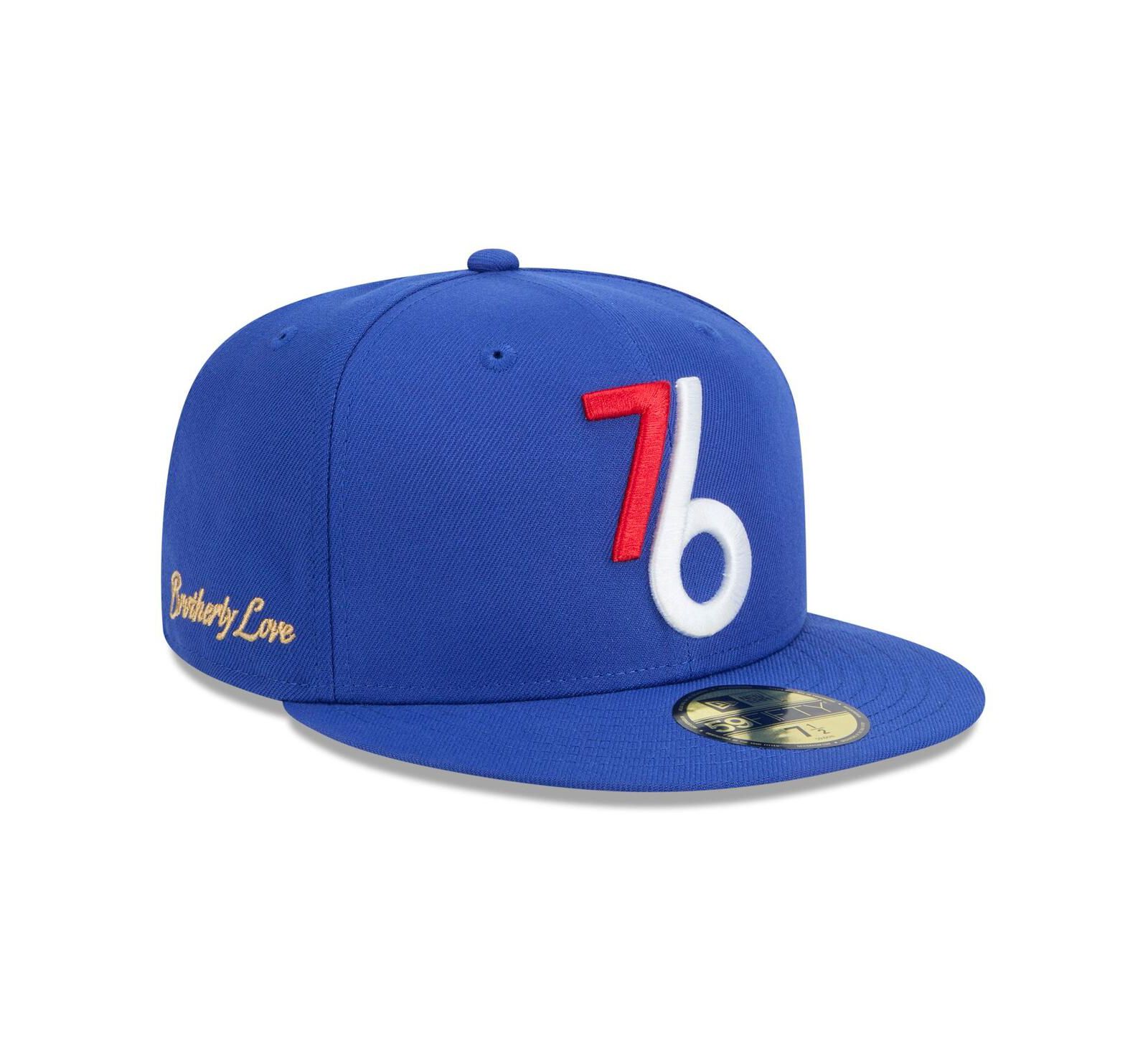 New Era Мужской Royal Philadelphia 76ers 2024/25 City Edition Alternate 59FIFTY Fitted Hat