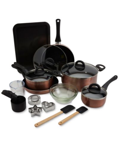 Basic Essentials набор алюминиевой посуды с антипригарным покрытием, 29 предметов