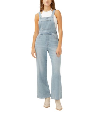 Silver Jeans Co. Women's Wide Leg Overall Jeans