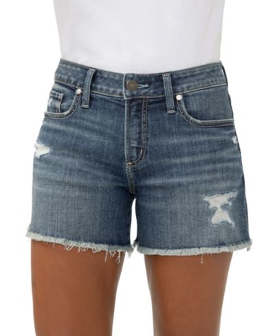 Женниенские джинсовые шорты Silver Jeans Co. Suki Mid-Rise