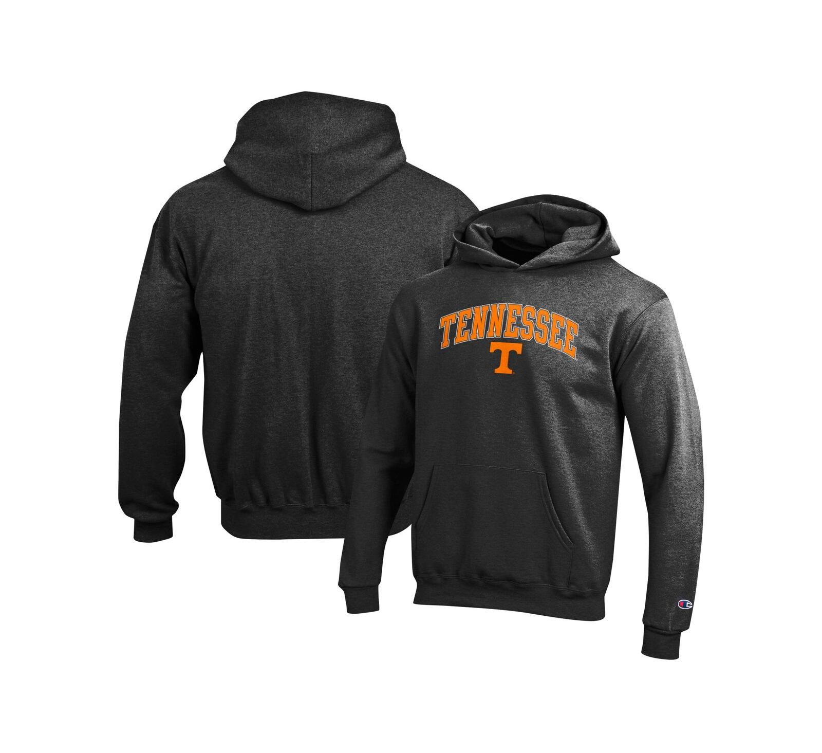 Детский худи Champion Big Boys and Girls Heather Charcoal Tennessee Volunteers Campus Pullover