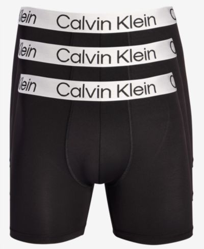 Calvin Klein Men's 3-Pk. Chromatic Brushed Micro Boxer Briefs Underwear