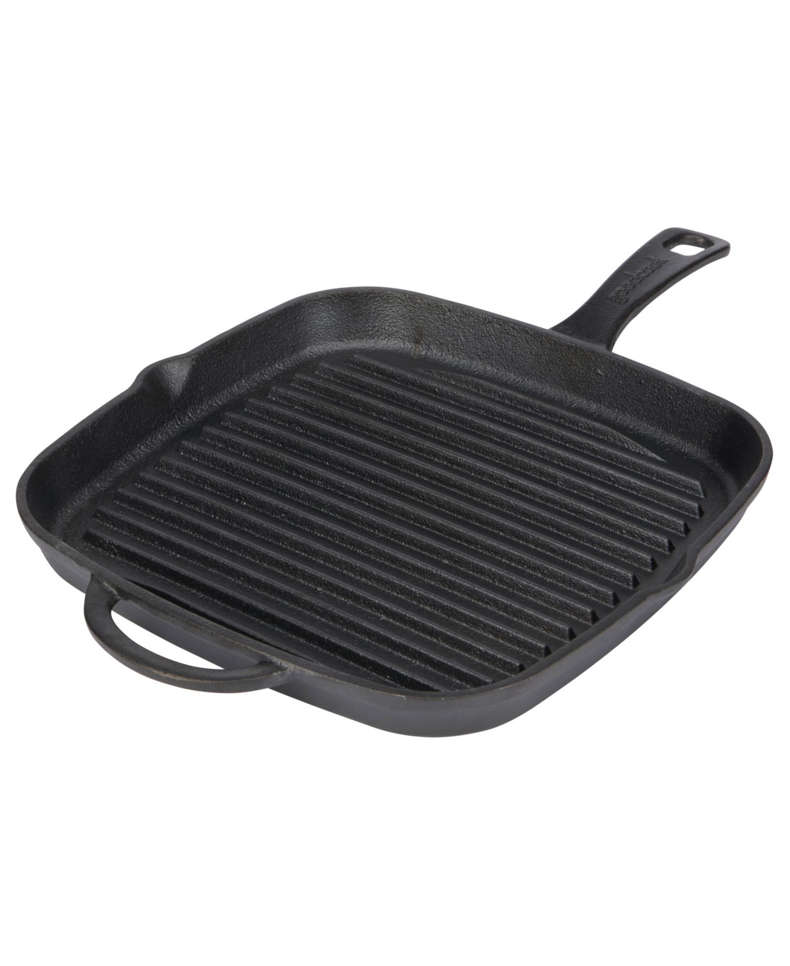 Сковорода-гриль GoodCook из чугуна с предварительнымSeasoning, 11"