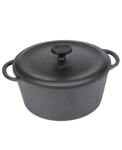 Универсальная жаровня из чугуна GoodCook Pre-Seasoned, 5-Quart