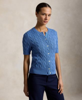 Polo Ralph Lauren Женский хлопковый кардиган с V-образным вырезом