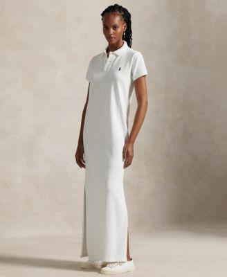 Polo Ralph Lauren Женское хлопковое поло-платье из сетки