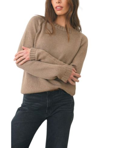 Paneros Clothing Женский джемпер Sloane Crewneck из хлопка, цвет Mocha