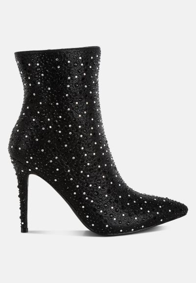 Женские ботильоны London Rag Lobelia Rhinestones Embellished Stiletto