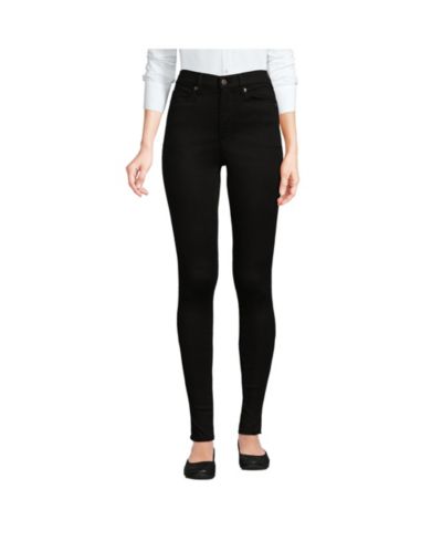 Lands' End Женские High Rise Stretch Denim Skinny Jeans