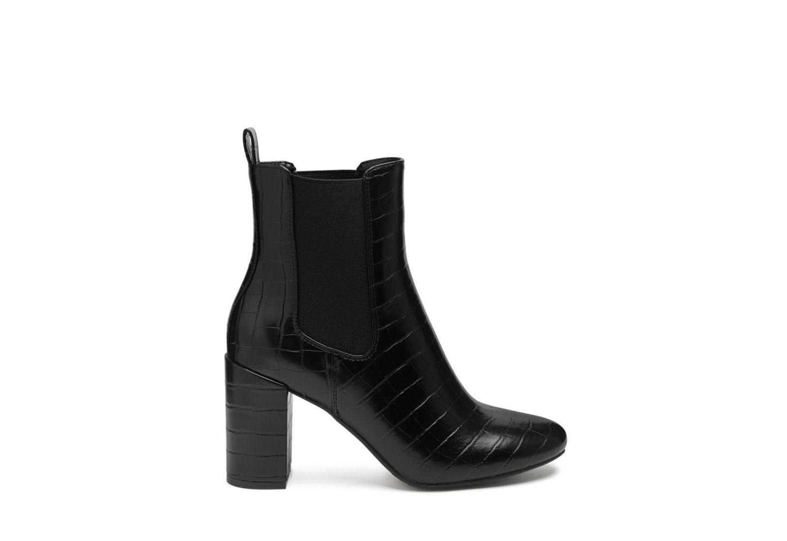 London Rag Women's Babbel Faux Leather Block Heel Ankle Boots