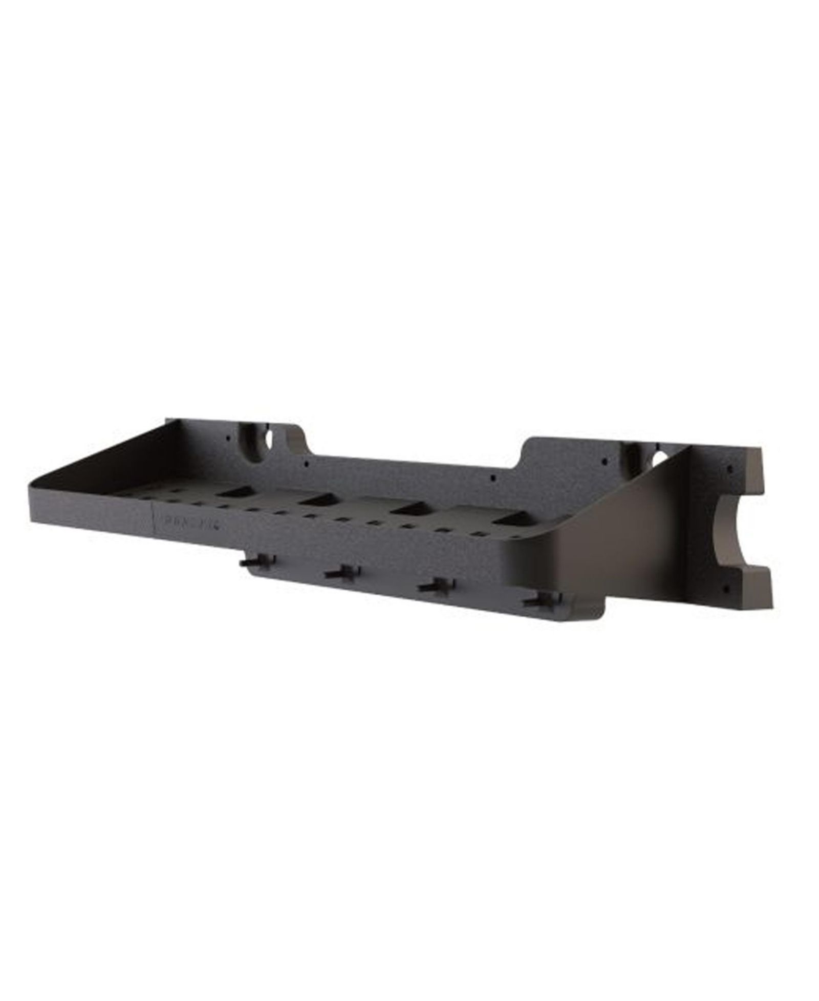 Полка Suncast 25 x 8 Inch Accessory с крючками для уличного сарая, Black (2-Pack)