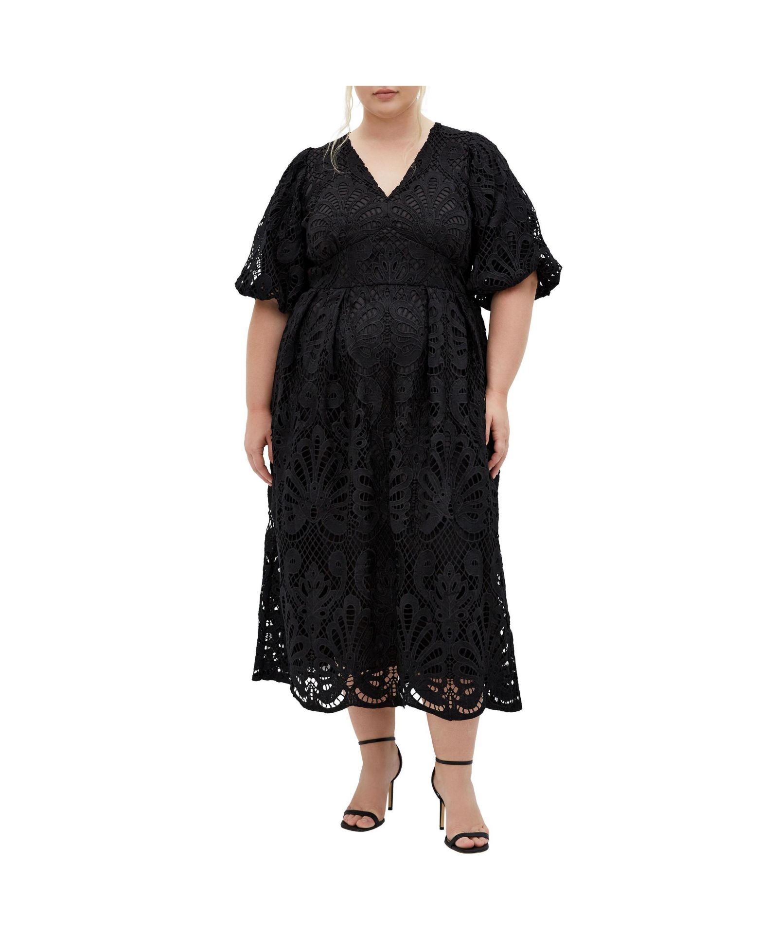 Женское платье CITY CHIC Kylee Embroidered Midi