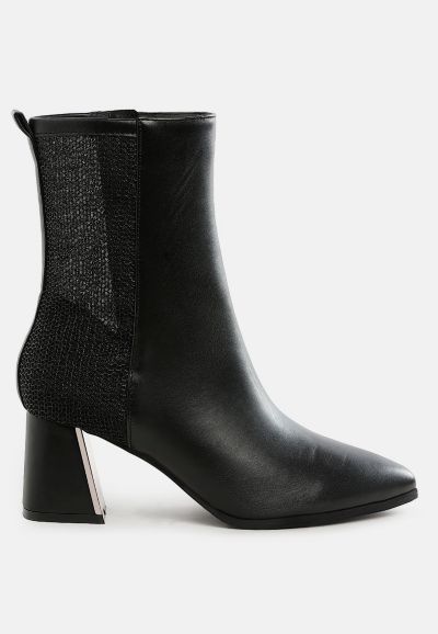 London Rag Женские ботильоны Mimosa Mesh Detail Pointy Ankle Boots
