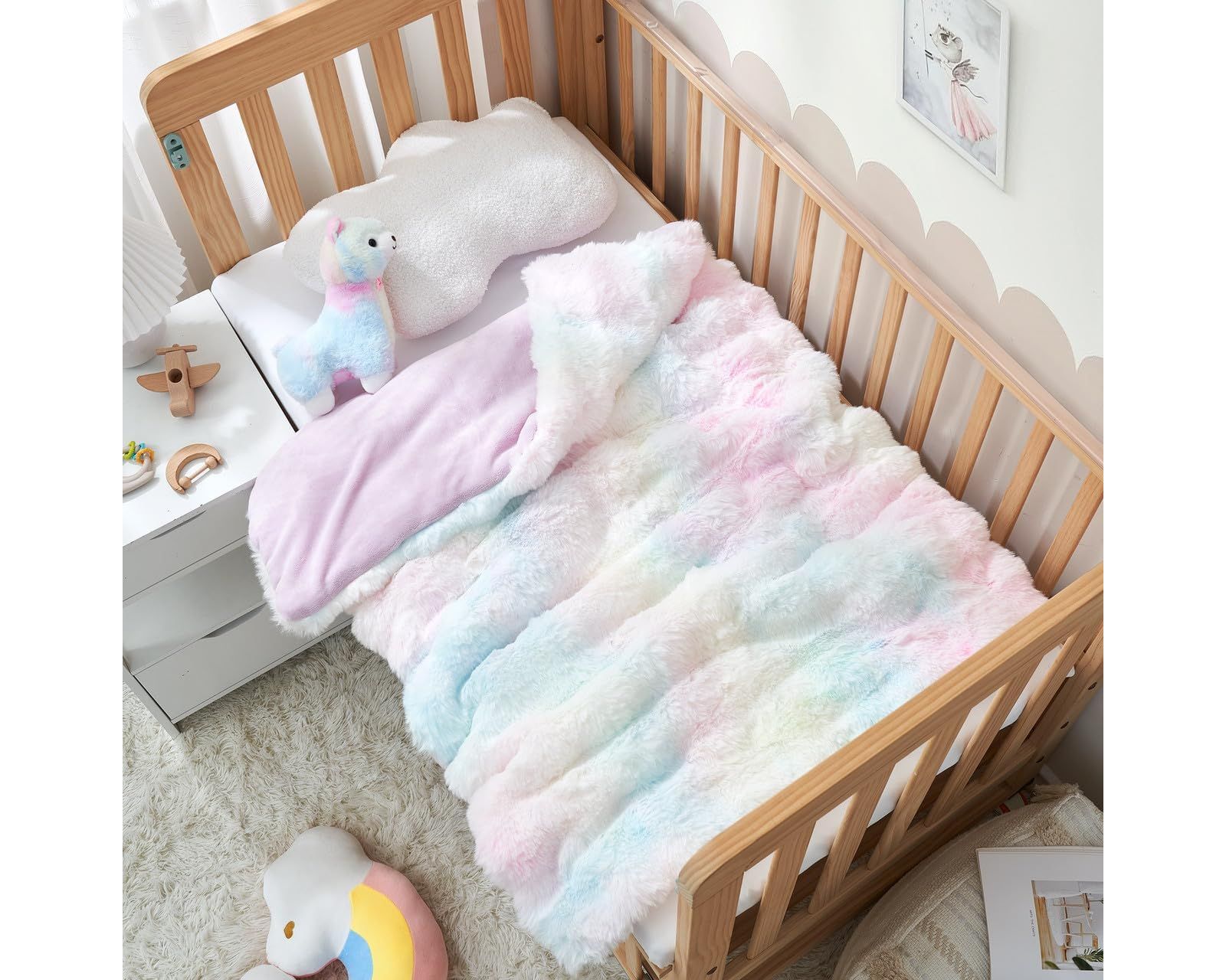 Sherbert Scoops - Coma Inducer Toddler Comforter - Rainbow Sprinkles