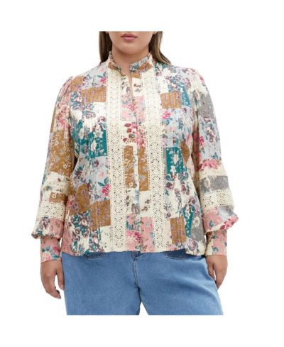 CITY CHIC Plus Size Whimsical Print Shirt