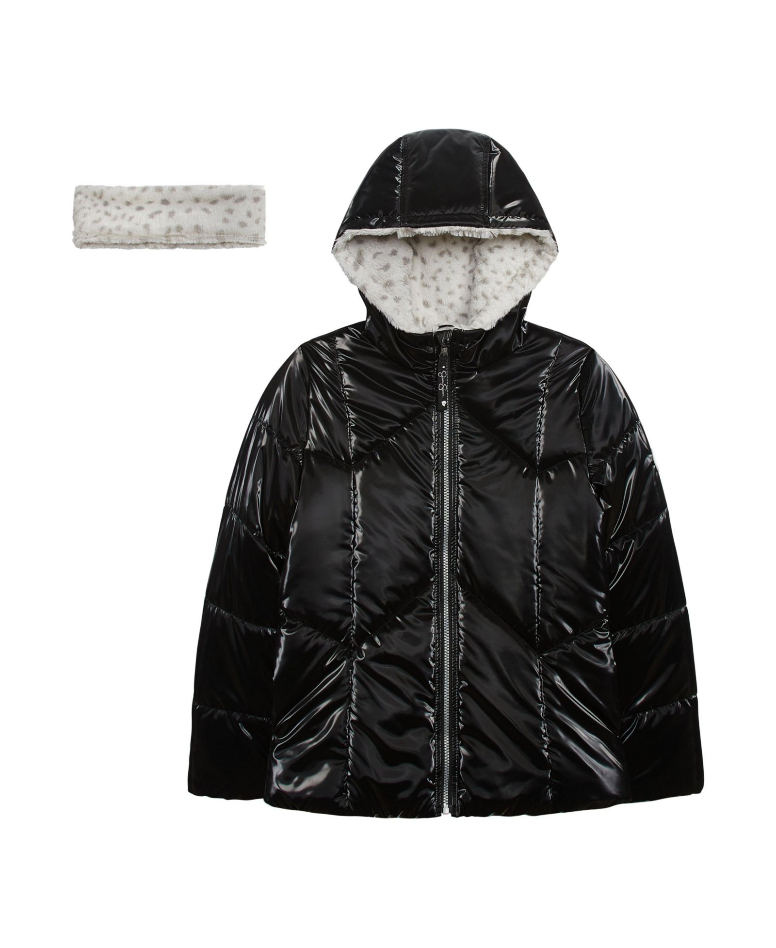 Jessica Simpson куртка-пуфвер Puffer Reflective Shine для девочек 7-16