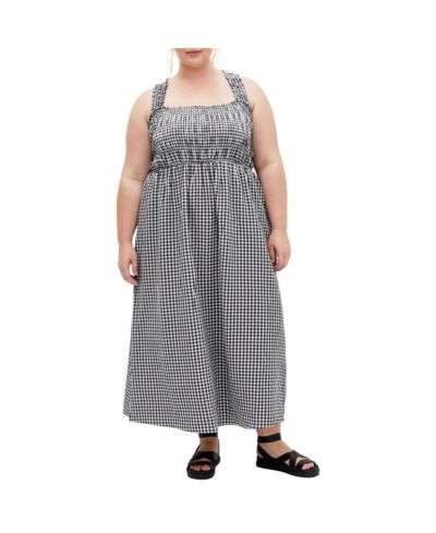 CITY CHIC Women's Cute Gingham Maxi Dress