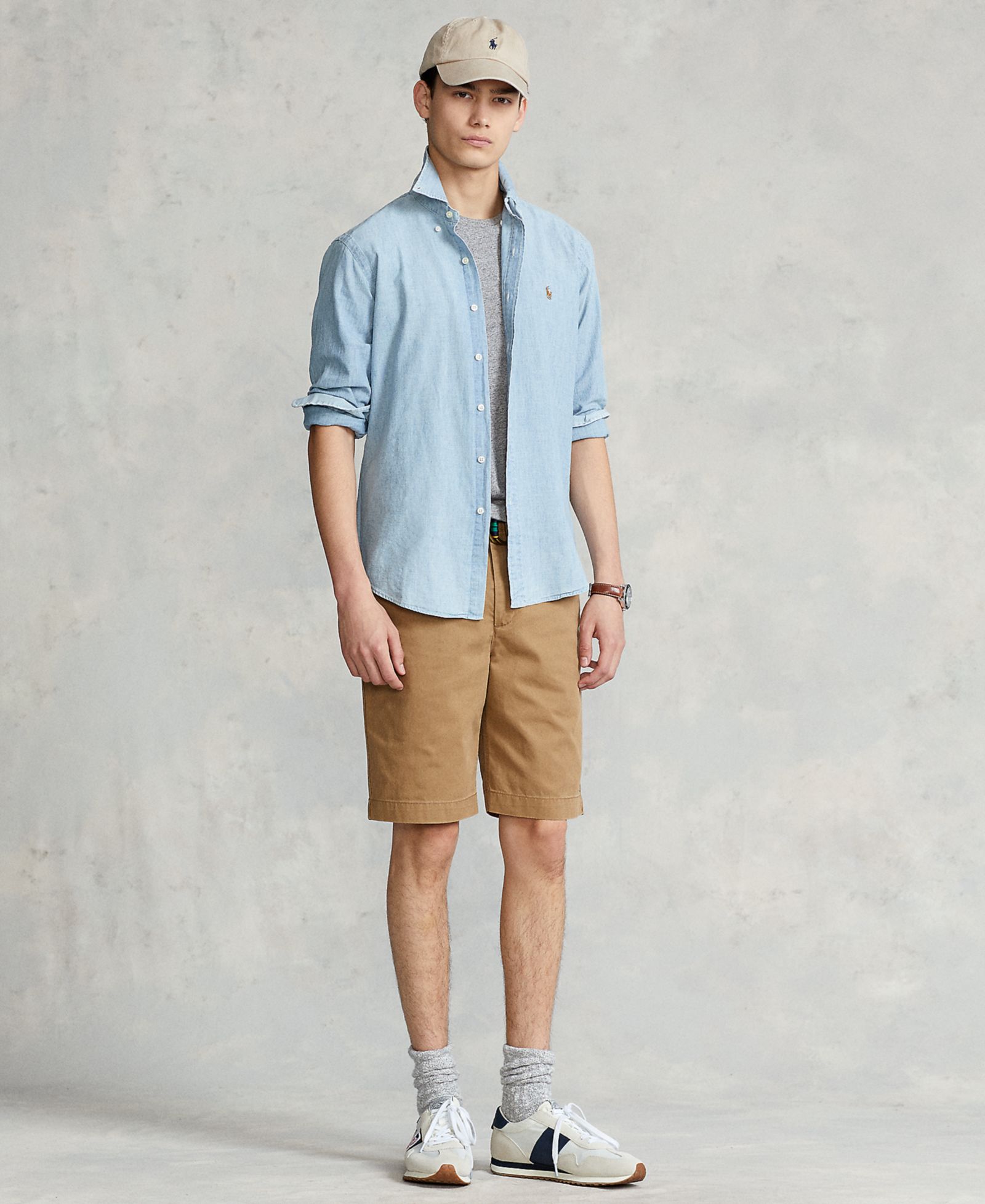 Мужская рубашка Polo Ralph Lauren Long Sleeve Classic-Fit Chambray