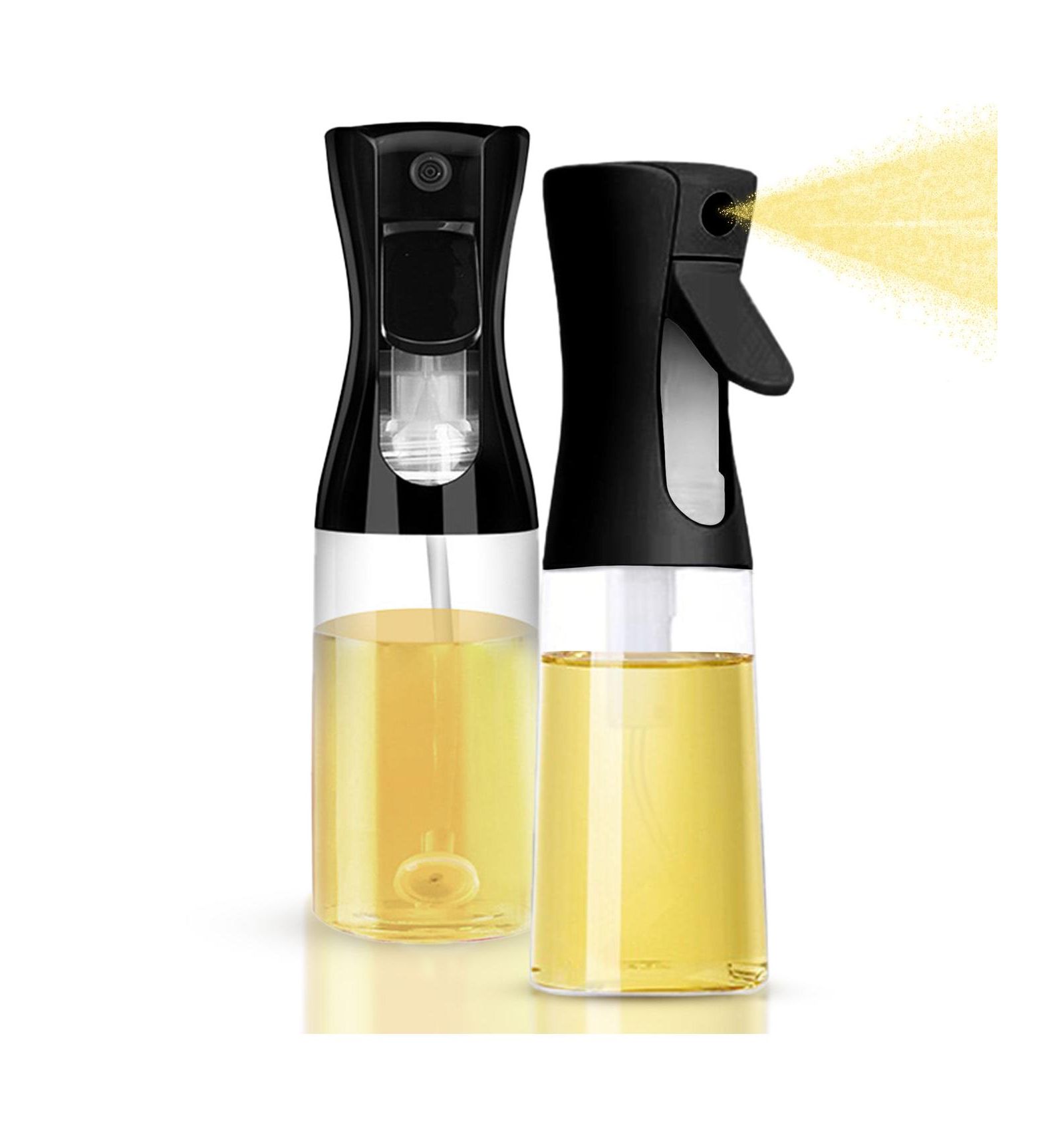 Cheer Collection Набор из 2 стеклянных бутылок-распылителей для масла - 200ml (6.7oz)