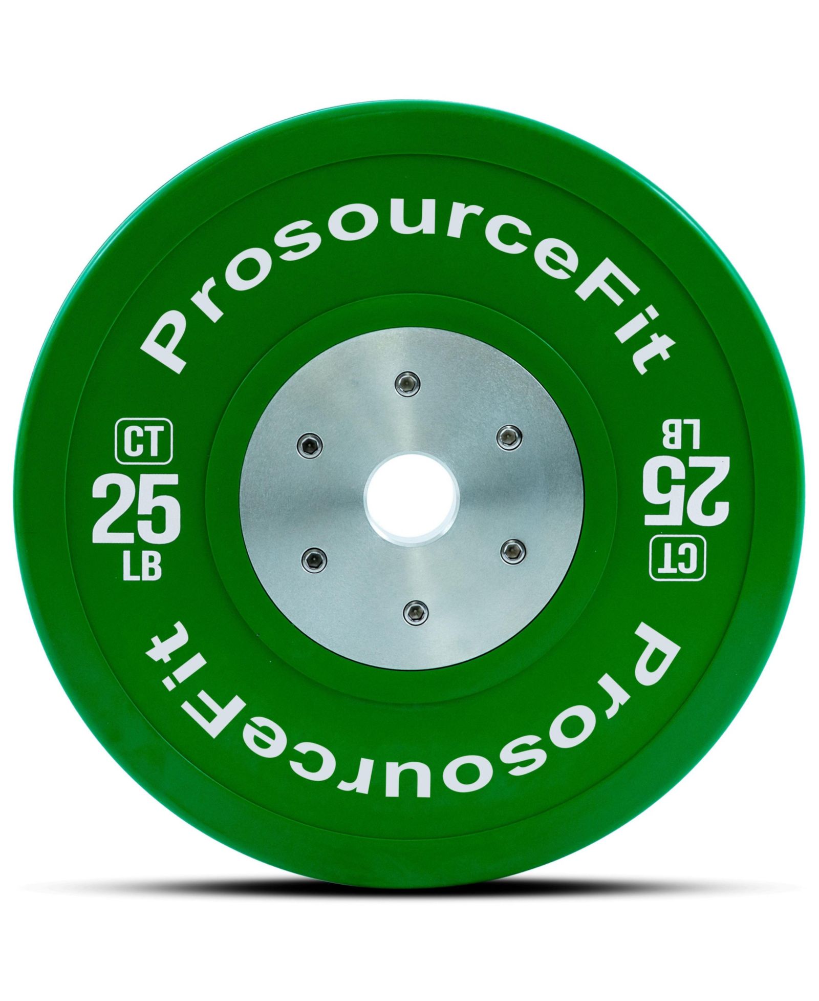 Цветная тренировочная блинчатая плита ProsourceFit 25 lb, зеленая