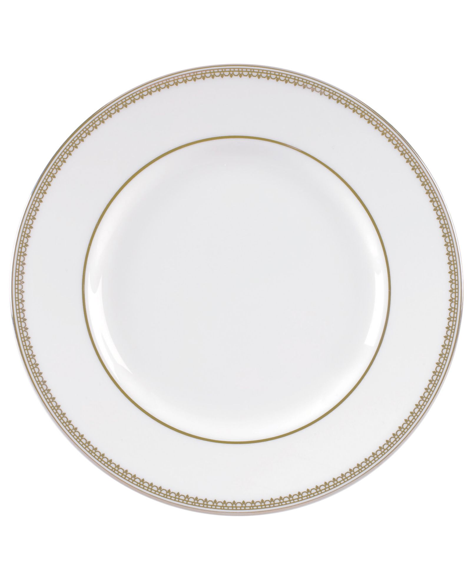 Тарелка для закусок Vera Wang Wedgwood Lace Gold