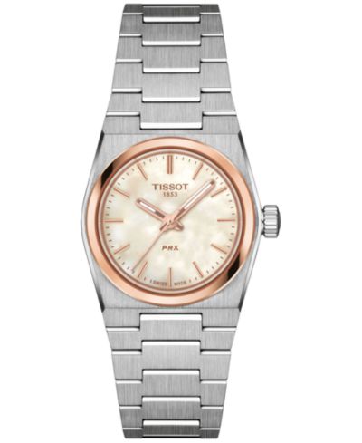 Tissot Женские часы PRX Two-Tone из нержавеющей стали с браслетом 25mm