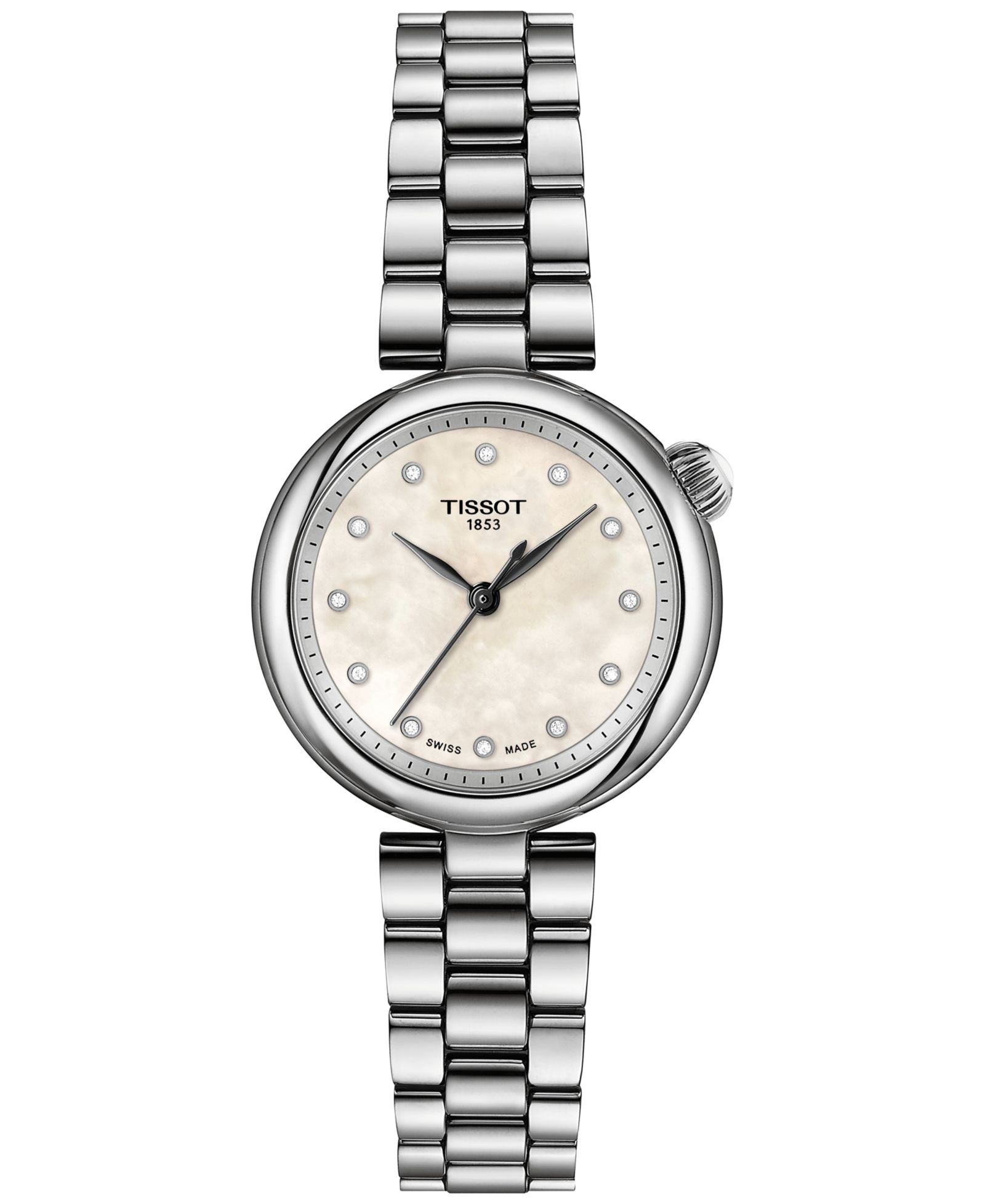 Женские часы Tissot Swiss Desir Diamond Accent Stainless Steel 28mm